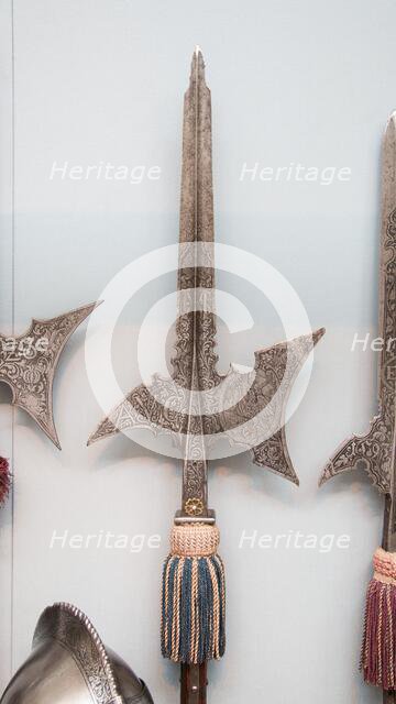 Halberd of Emperor Matthias (reigned 1612-19), German, dated 1612. Creator: Unknown.