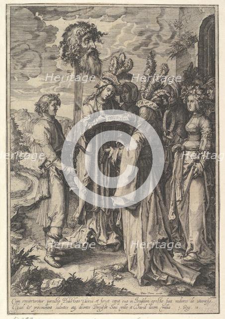 The Hymn of the Daughters of Israel and David (copy).n.d. Creator: Jan Saenredam.