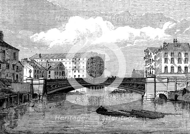 The New Bridge at Leeds, 1873. Creator: Unknown.