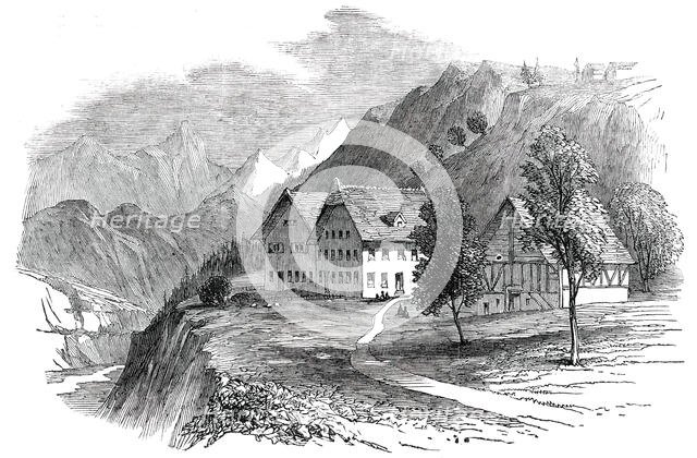 Institution for Cretins at Interlacken, Switzerland, 1850. Creator: Unknown.