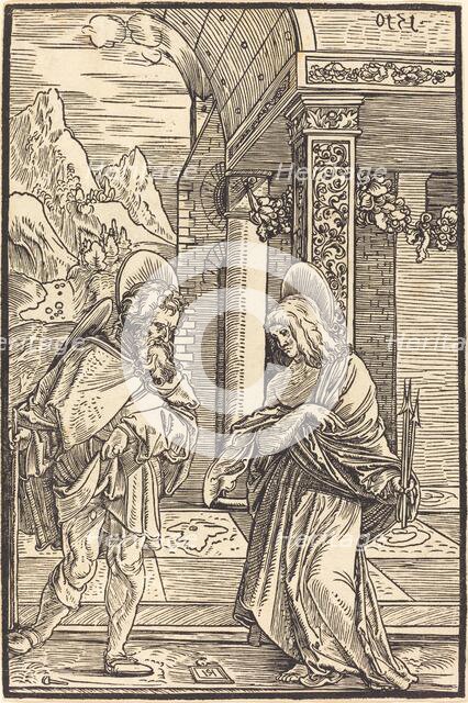 Saint Roch and Saint Sebastian, 1510. Creator: Hans Schäufelein the Elder.