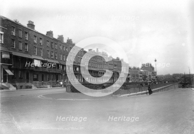 Nelson Crescent, Ramsgate, Kent, 1890-1910. Artist: Unknown