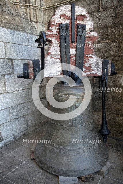 The bell in the Cathedral of Evora, Portugal, 2009. Artist: Samuel Magal