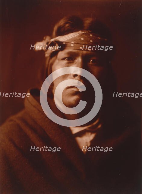 An Acoma man, c1904. Creator: Edward Sheriff Curtis.