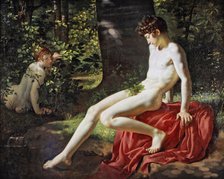 Narcissus Gazing at Himself in the Water, c1800. Creator: Gaudar de La Verdine, Auguste-Alphonse (1780-1804).