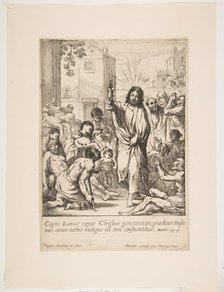 Healing the Infirm (Jésus-Christ guérit plusieurs malades en Galilée). Creator: Claude Vignon.