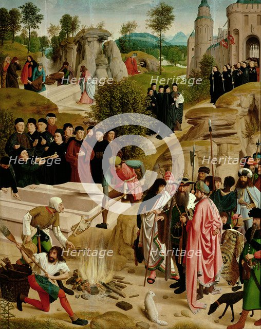 Legend of the Relics of St. John the Baptist, c. 1490. Artist: Geertgen tot Sint, Jans (ca. 1460-ca. 1490)
