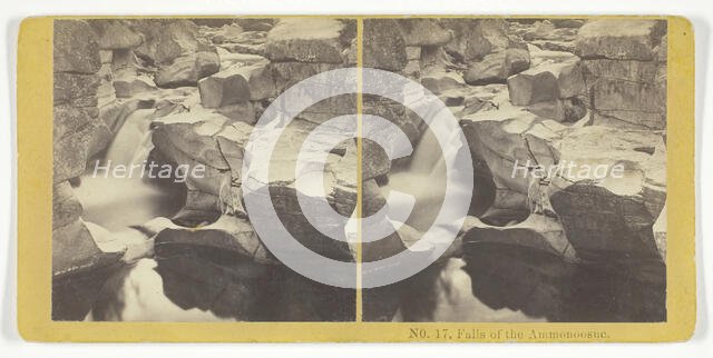 Falls of the Ammonoosuc, 1855/75. Creators: Kilburn Brothers, BW Kilburn.