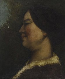 Portrait de femme, c.1855. Creator: Gustave Courbet.