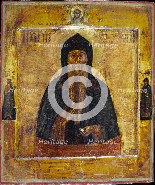 Venerable Nikita Stylites of Pereyaslavl. Creator: Russian icon.