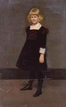 Untitled, Portrait of a Young Girl, ca. 1900. Creator: Kenyon Cox.