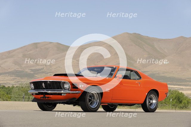 Ford Mustang Boss 429 1970. Artist: Simon Clay.