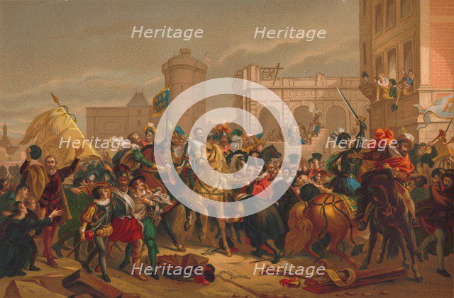 L'Entree d'Henri IV a Paris (the entry of Henri IV into Paris)', 1817. Artist: Unknown.