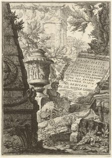 Prima Parte di Architetture, e Prospettive (First Edition, Third Issue), dated 1743 but printed 1747 Creator: Giovanni Battista Piranesi.