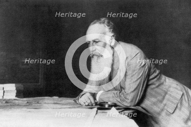 Nikola Pasic, prime minister of Serbia, 23 July 1914. Artist: Unknown