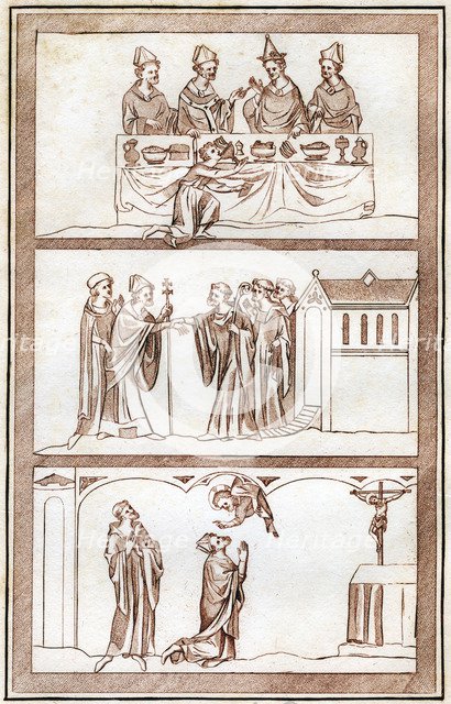 The Life of Thomas Becket, (1801).Artist: Joseph Strutt