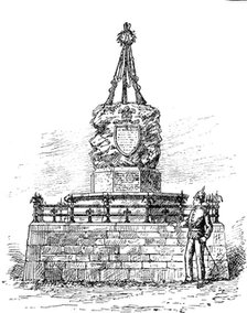 Monument in the Aberfan Cemetery, Merthyr Vale, over graves of volunteers drowned at Lavernock, 1890 Creator: Unknown.