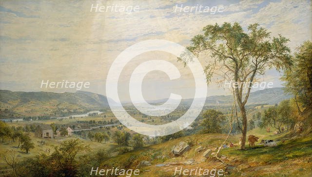 The Valley of Wyoming, 1865. Creator: Jasper Francis Cropsey.