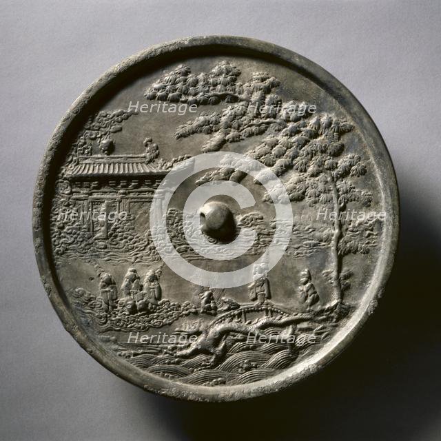 Octafoil Mirror with Lunar Palace, early 12th-mid 13th century. Creator: Unknown.