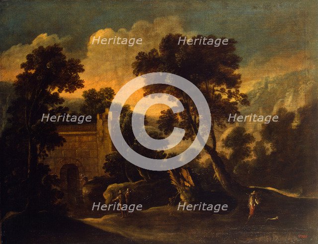 Landscape with Ruins, ca 1634. Artist: Collantes, Francisco (1599-1656)