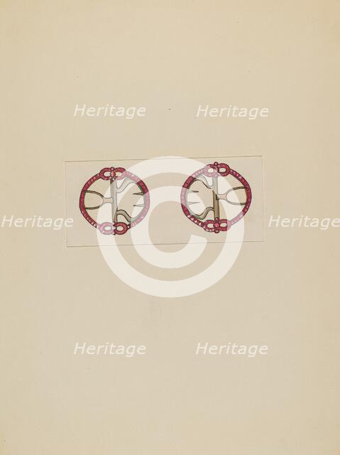 Woman's Buckle, c. 1936. Creator: Charles Criswell.