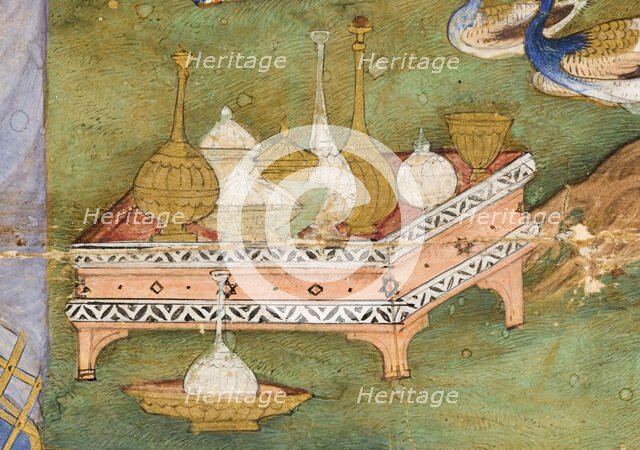 Alanquva and Her Three Sons, Folio from a Chingiznama (image 2 of 2), 1596. Creator: Unknown.