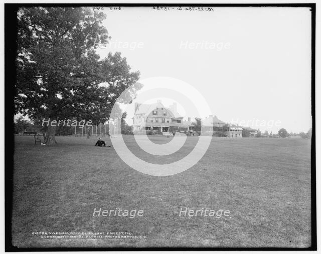 Owensia i.e. Onwentsia Golf Club, Lake Forest, Ill., c1901. Creator: William H. Jackson.
