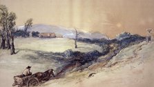 'Landscape with Horse and Cart', 1883.  Artist: Sir John Gilbert