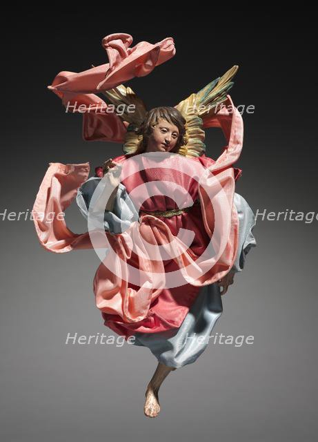 Figure from a Crèche: Angel, 1780-1830. Creator: Unknown.