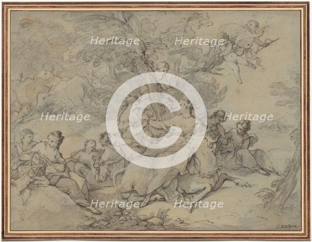 Rape of Europa, 1731. Creator: Charles Joseph Natoire (French, 1700-1777).