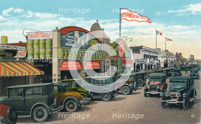 'Looking North on Main Street', c1939. Artist: Unknown.