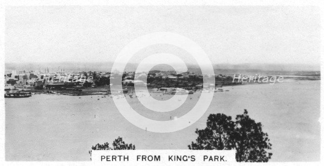 Perth from King's Park, Western Australia, 1928. Artist: Unknown