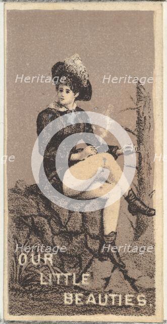 From the Actresses series (N57) promoting Our Little Beauties Cigarettes for Allen & Ginte..., 1890. Creator: Allen & Ginter.