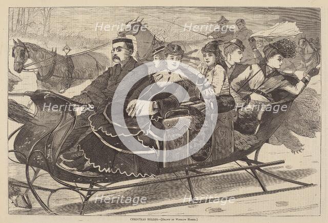Christmas Belles, published 1869. Creator: Winslow Homer.