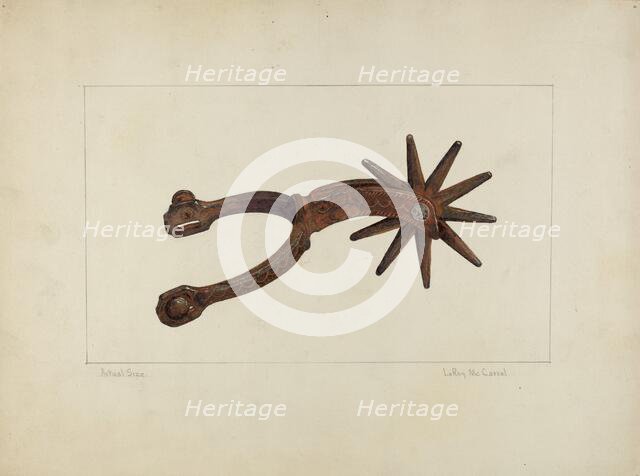 Spurs, 1935/1942. Creator: LeRoy McCarrel.