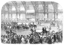 The Horse Show in the Agricultural Hall, Islington, 1864. Creator: Mason Jackson.