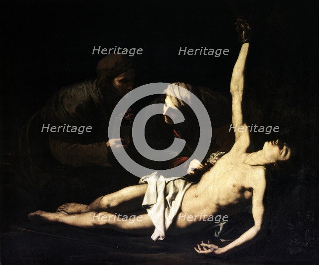 'The Saints Sebastian, Irene and Lucia', 1628. Artist: Jusepe de Ribera