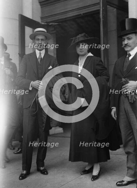 Cuban War Mission To The U.S. General Jose Martin [sic] And Wife, And Dr. Decespedes...1917 Creator: Harris & Ewing.