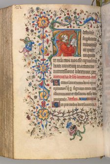 Hours of Charles the Noble, King of Navarre (1361-1425), fol. 275v, St. Vincent, c. 1405. Creator: Master of the Brussels Initials and Associates (French).
