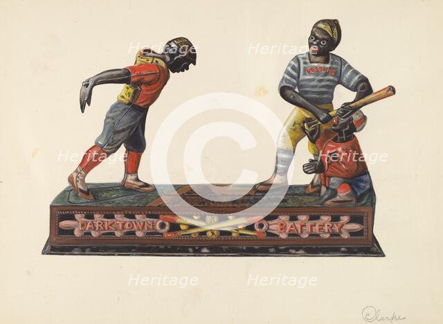 Toy Bank, c. 1938. Creator: Ethel Clarke.