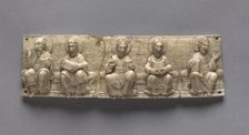 Plaque from a Portable Altar: Christ and the Apostles, 1050-1100. Creator: Unknown.