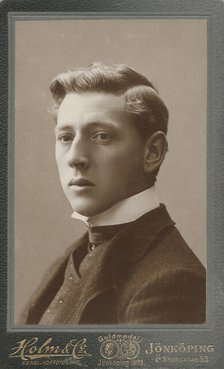 Portrait of the painter John Bauer (1882-1918). Creator: Photo studio Holm & Co..