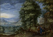 The Walk to Emmaus, c1600. Creator: Flemish Master