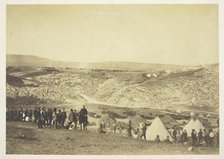 Encampment of Horse Artillery, 1855. Creator: Roger Fenton.
