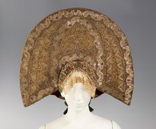Headdress, Russian, 1800-1880. Creator: Unknown.