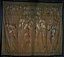  'The Triumph of the Mother of God', series of fifteenth-century Flemish tapestries. Cloth IV 'Th…