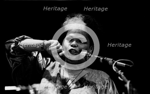 Tania Maria, Fairfield Halls, Croydon, Surrey, July 1987. Artist: Brian O'Connor.