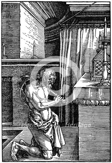 'Der Bussende', 1510, (1936). Artist: Albrecht Dürer