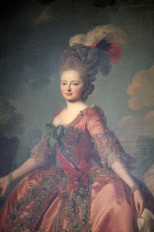 'Portrait of the Grand Duchess Maria Feodorovna', 1777.  Artist: Alexander Roslin