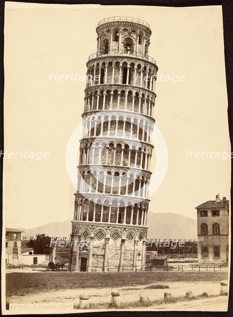 Il Campanile (Pisa), about 1870-1880. Creator: Unknown.